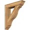 Ekena Millwork Funston Traditional Rough Sawn Bracket w/ Offset Brace, Western Red Cedar, 8"W x 36"D x 40"H BKT0806X36X40FST01RWR - alternate 1